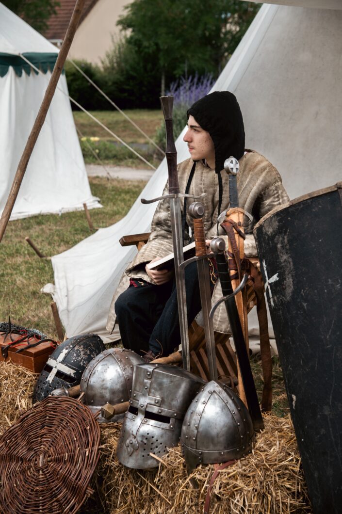 photo réalisée en médiévale chevalier, histoire, moyen-age, medieval